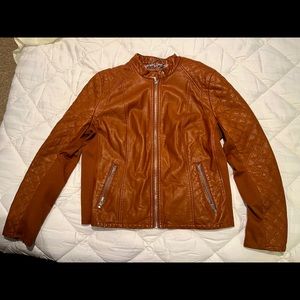 Black Rivet faux leather jacket